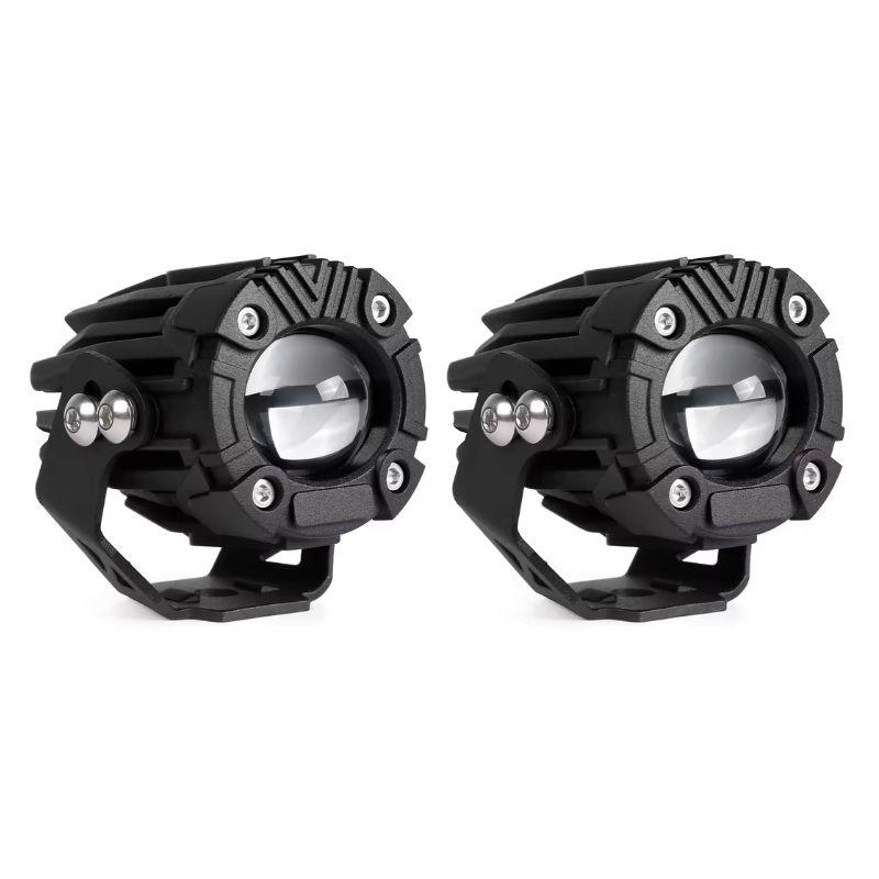 Світлодіодні фари для мотоцикла Carlamp Led фари двоколірні 1500/1700 Lm 3500/4500 К 20 W 2 шт (MT20-2)
