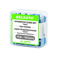 Предохранители "мини" 15А 100 шт БелАвто