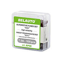 Предохранители "мини" 7,5А 100 шт БелАвто