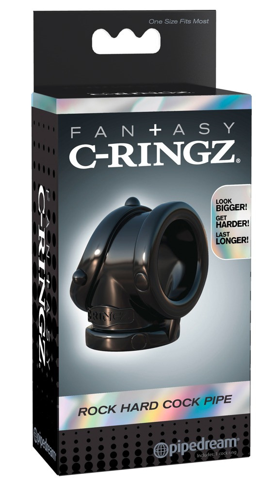 Подвійне рекційне кільце Fantasy C-Ringz — Rock Hard Cock Pipe, фото 1