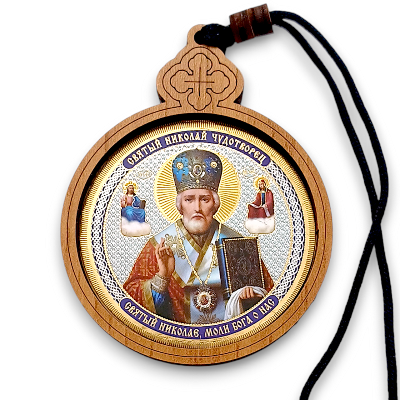 Підвіска автомобільна "Миколай Чудотворець", фото 1