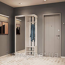 Передпокій з дзеркалом Doros City One Door 110х45х210 см Білий (DRS-011404), фото 3