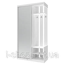 Передпокій з дзеркалом Doros City One Door 110х45х210 см Білий (DRS-011404), фото 4
