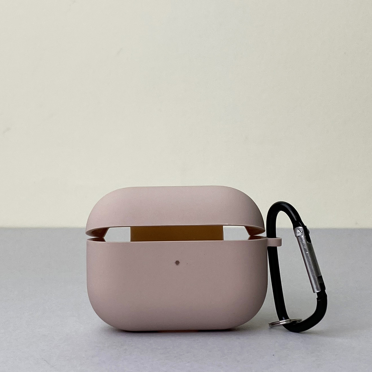Чохол з карабіном для Airpods PRO (Пудра)
