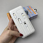 Power Bank Super з кабелем USB+Micro+Type-C+Lightning (20000mAh) Чорний, фото 5