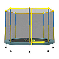 Батут манеж 170x107 см овальный с сеткой WCG Oval