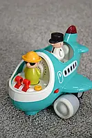 Літак HE999500 розмір 21см, на радіокеруванні, 2 фігурки, звук, світло, на батарейці, в коробці, 24-16-21см, фото 4