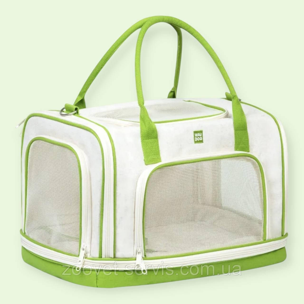 Сумка-переноска для собак і котів до 8 кг WAUDOG Relax Eco 47x30x28 см  9987