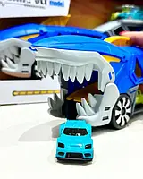 Набір з транспортом P932-A трейлер розміром 33см, на запуску, машина 2шт, в коробці, 36-19,5-8,5см, фото 6