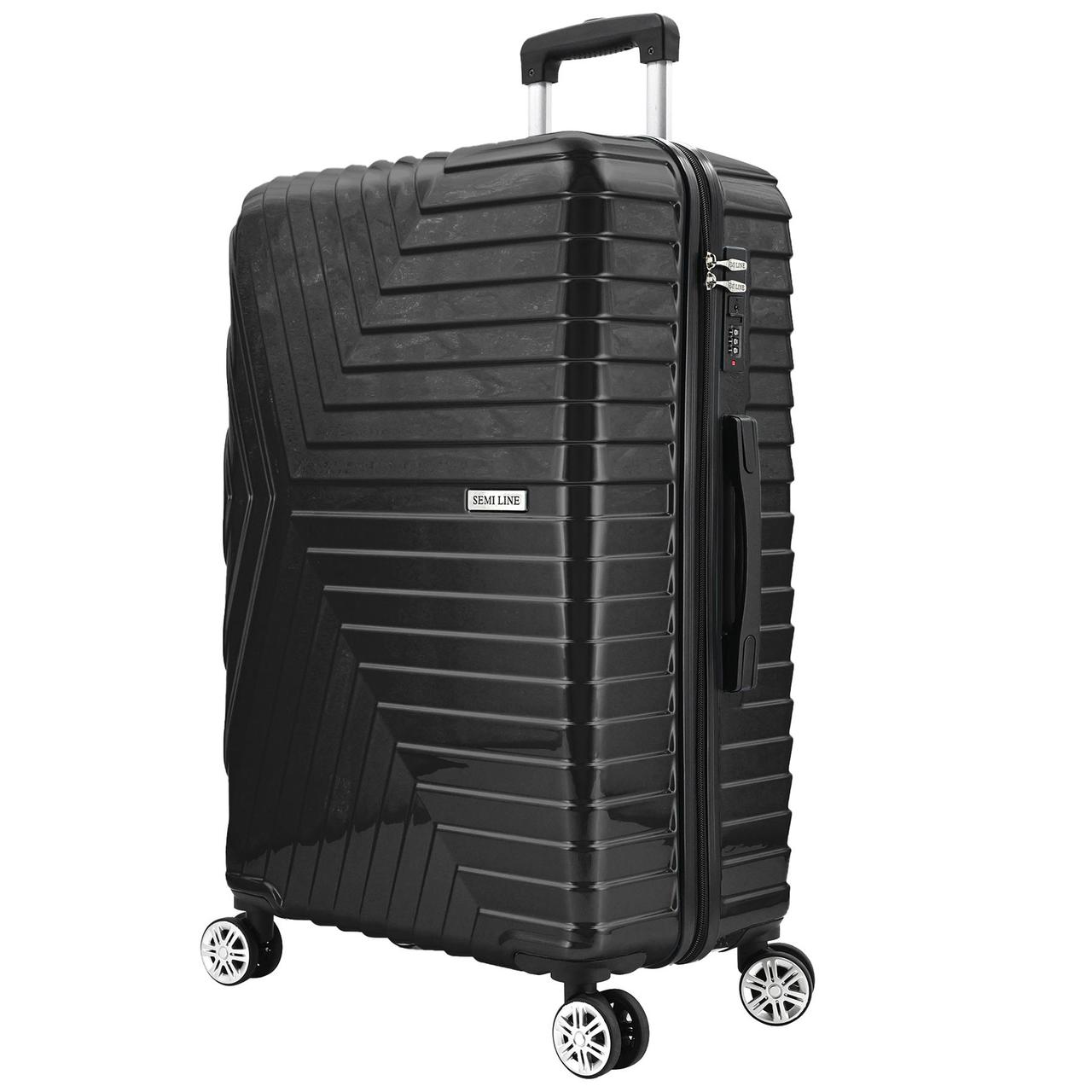 Валіза Semi Line 24" (M) Black (T5765-2), фото 1