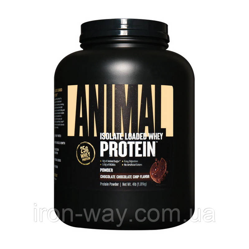 Universal Animal Isolate Loaded Whey Protein (1,81 kg, cookies & cream)