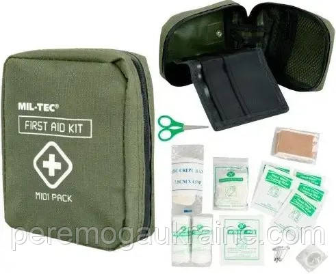 Тактична компактна аптечка для першої допомоги Mil-Tec midi pack 1625900