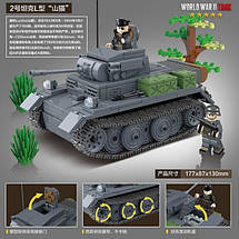Конструктор Quanguan Легкий німецький танк Pz.Kpfw.II Ausf. L Luchs "Рись" для Лего Lego, фото 5