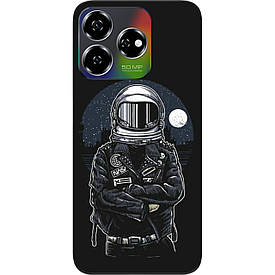 Чохол силіконовий Case для ZTE Nubia V60 з картинкою Космонавт і місяць