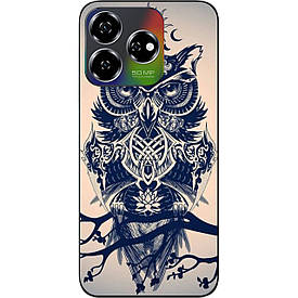 Бампер силіконовий Case для ZTE Nubia V60 з малюнком Філін