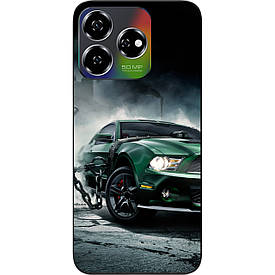 Бампер силіконовий Case для ZTE Nubia V60 з малюнком Мустанг