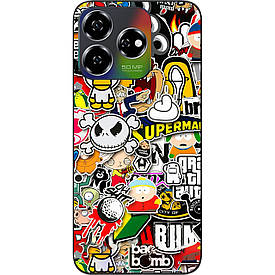 Бампер силіконовий Case для ZTE Nubia V60 з малюнком Креатив