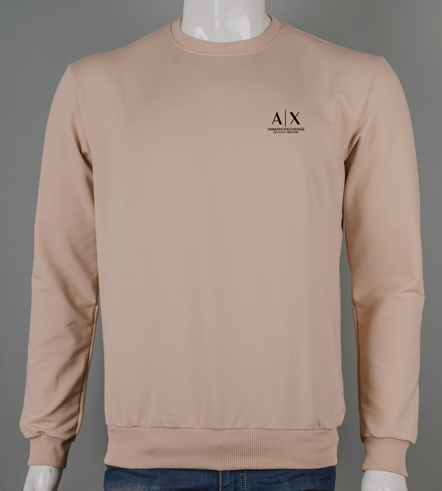 Світшот чоловічий Armani Exchange 7420с (Уп.4шт M-XXL), Бежевий, фото 1