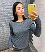 Лонгслів з мітенками 44 розмір, фото 2