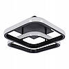 Cвітильник cвітлодіодний стельовий Plafon Modern Chandelier 28W квадратний чорний, фото 10