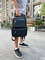 Чоловічий шкіряний рюкзак для ноутбука і подорожей Tiding Bag SB-133863, фото 5