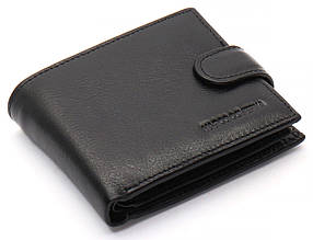 Чорне класичне портмоне з натуральної шкіри Marco Coverna MC-2003Н-1