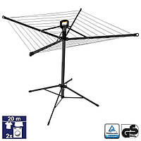 Сушарка для білизни підлогова Casa Si Pop-Up Rotary 20m Anthracite (CS92039B)