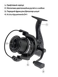Котушка Brain Champ Feeder 4000 3+1BB 4.8:1 (178408) 1858.80.73