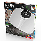 Ваги електронні Adler AD 8172 білі - 180кг, фото 7