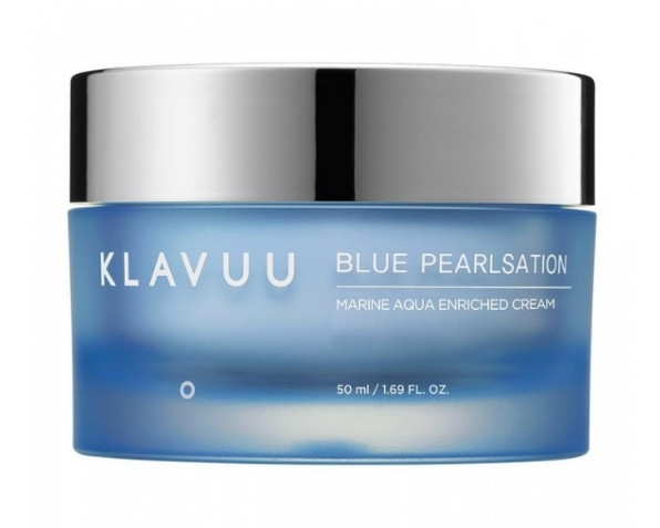 Поживний крем з морським колагеном Klavuu Blue Pearlsation Marine Aqua Enriched Cream 50 мл