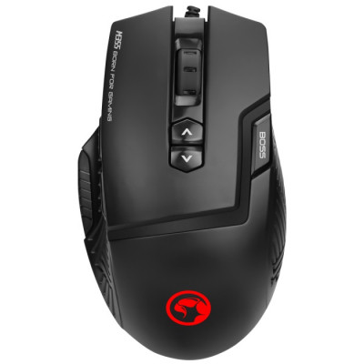 Мишка Marvo M355 7colors-LED USB Black (M355), фото 1