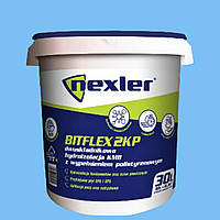 Двокомпонентна товстошарова бітумна мастика з пінополістирольними кульками NEXLER BITFLEX 2KP 30 л