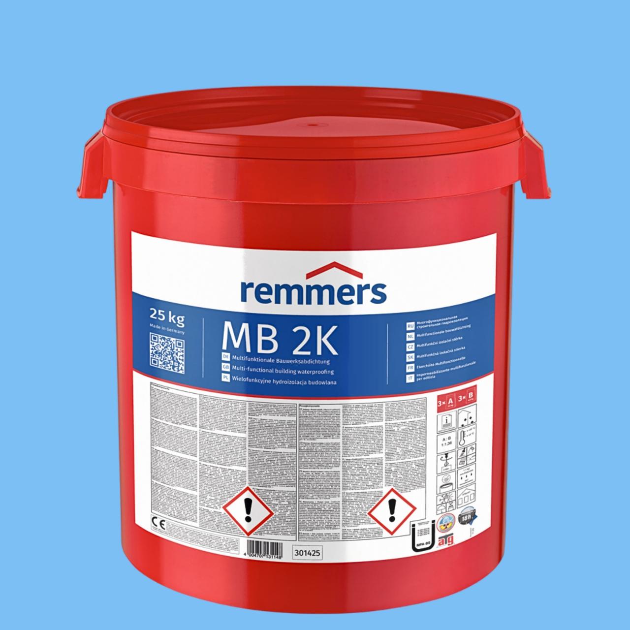 Гідроізоляція універсальна полімерцементна для фундаменту підвалу цоколя фасадів покрівель Multi baudicht 2K