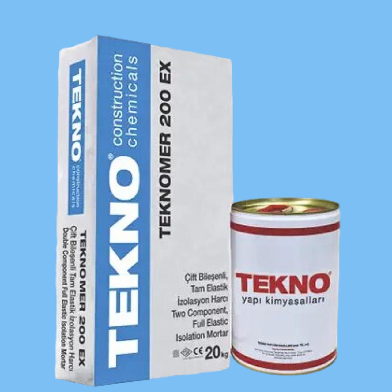 Еластична Полімер-Цементна Гідроізоляція Teknomer 200 EX