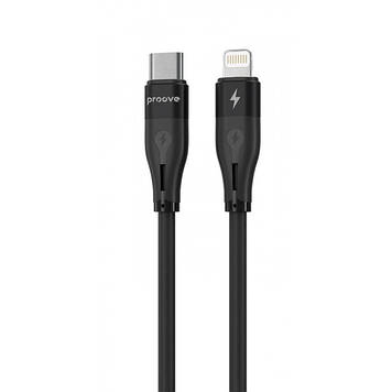 Кабель Proove Soft Silicone Type-C to Lightning 27W (1m) чорний