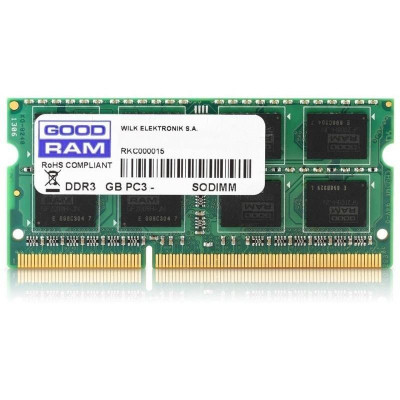 Модуль пам'яті для ноутбука SoDIMM DDR3L 8GB 1600 MHz Goodram (GR1600S3V64L11/8G), фото 1