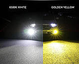 Міні LED ЛАМПА двокольорова H8 H11 H9 OPRAH світлодіодні протитуманні фари Вузький діод Правильний промінь світла 1шт, фото 3