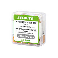 Предохранители "мини" 20А 100 шт БелАвто