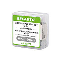Предохранители "мини" 25А 100 шт БелАвто