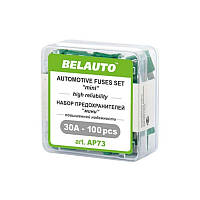 Предохранители "мини" 30А 100 шт БелАвто