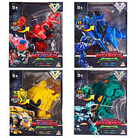Роботи Трансформери Діностер Quantum Heroes Dinoster Раптор Лучіо Анкілозавр Делбі Птерозавр Джей Мін Стего Оз