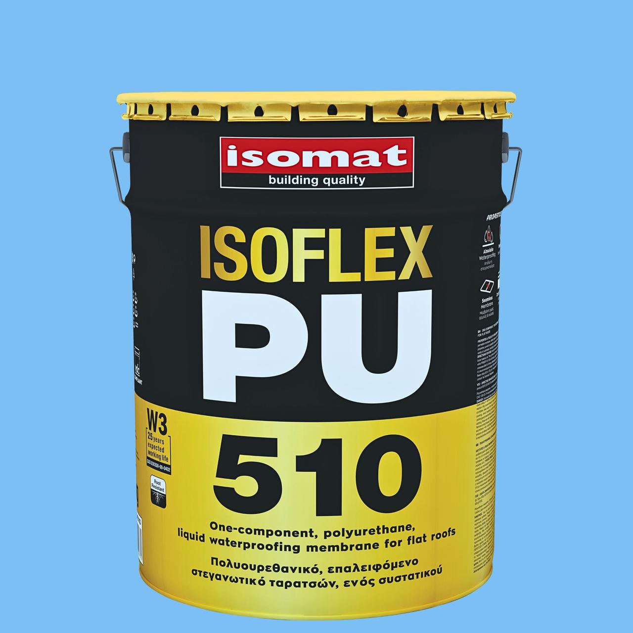 Мембрана гідроізоляційна поліуретанова рідка однокомпонентна для гідроізоляції під плиткою Ізофлекс 510