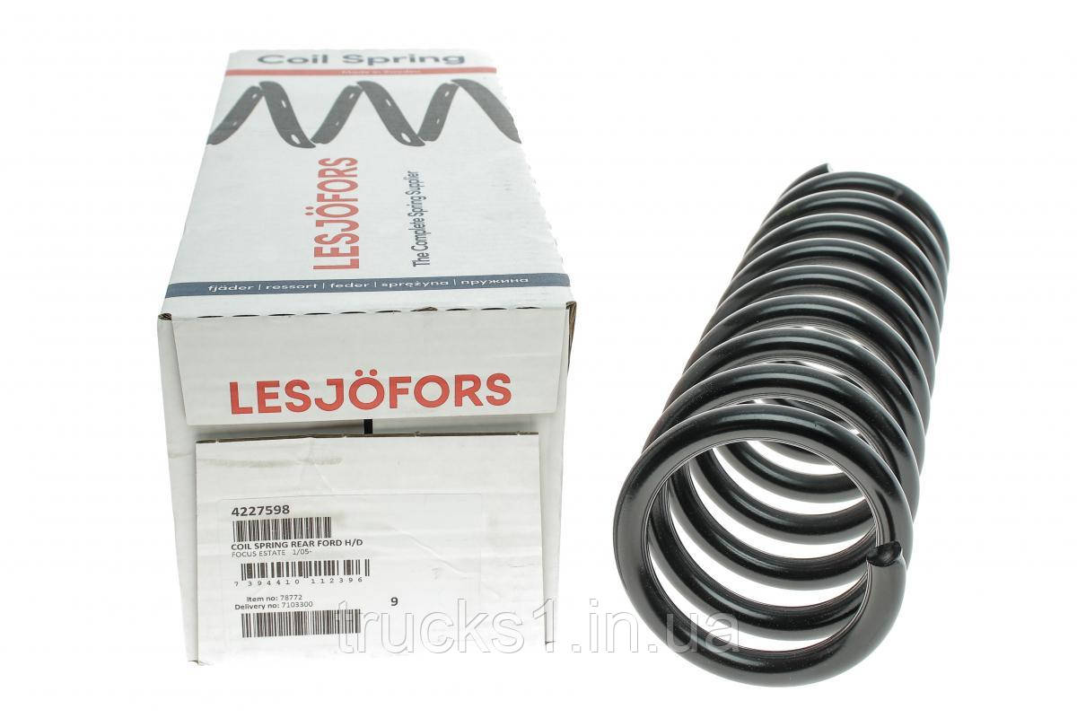 Пружина (задня) Ford Focus II Turnier 1.4-2.0/1.6-2.0TDCi 04-12 (універсал) (HD) 4227598 (LESJOFORS)