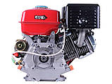 Двигун 190FE — бензин (під шліци діаметр 25 мм) (15 к.с.) з електростарером, фото 3