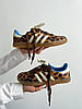 Жіночі кросівки Adidas Samba Wales Bonner Pony Leopard Адідас Самба леопард коричневі демісезон, фото 9