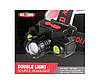Налобний акумуляторний ліхтарик BL 1805 RED 18650 usb charge, фото 7