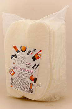 Panni Mlada Тапочки для салонів краси, саун, готель, Білі, розмір 36-40, 25 пар/пач