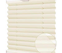 Штора плиссе на окна Жалюзи плиссе тканевые 079 Бежевый