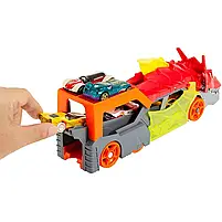 Вантажівка-транспортер Hot Wheels Паща дракона (GTK42) ОРИГІНАЛ, фото 2