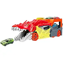Вантажівка-транспортер Hot Wheels Паща дракона (GTK42) ОРИГІНАЛ, фото 5